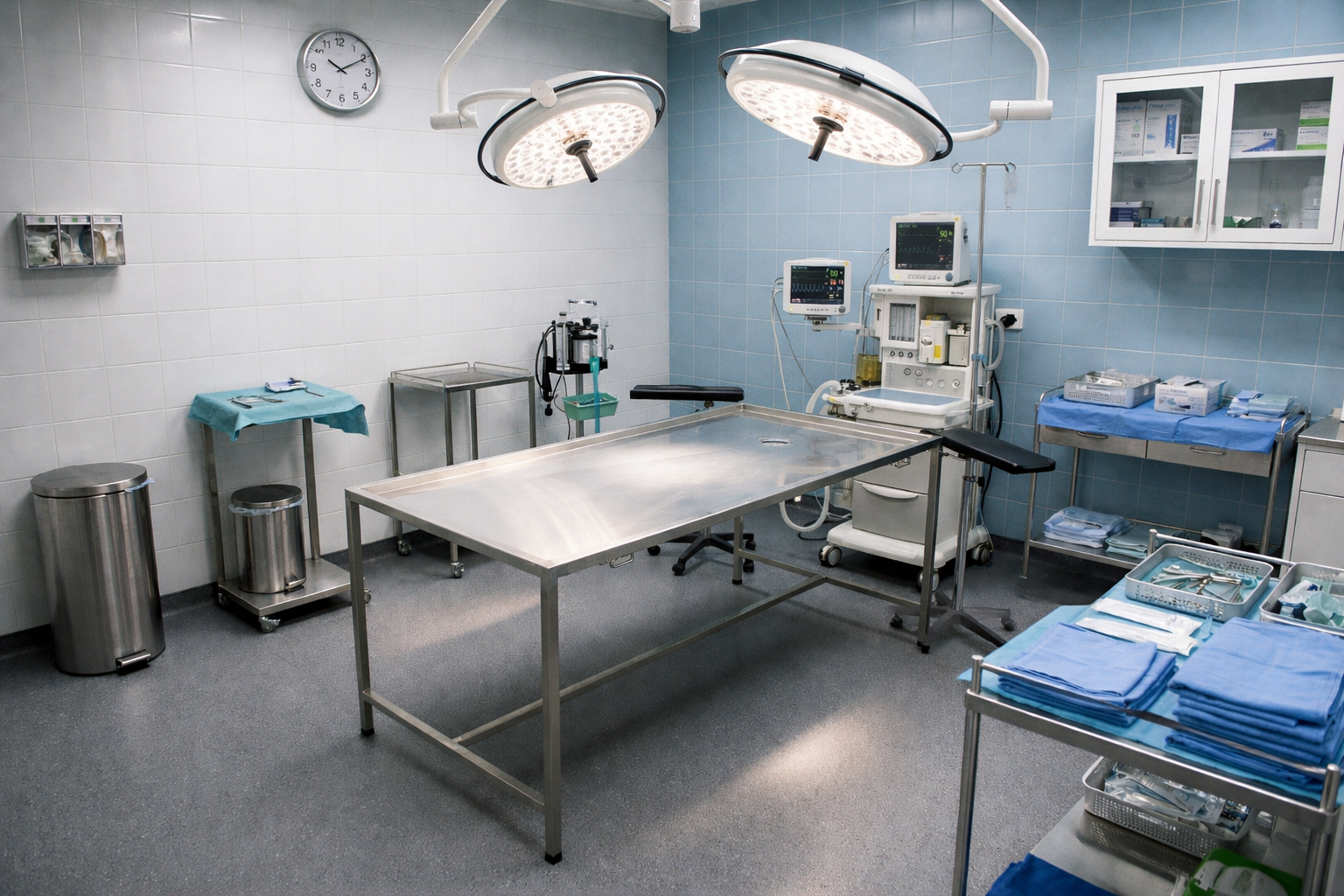 Mobiliario veterinario en acero inoxidable